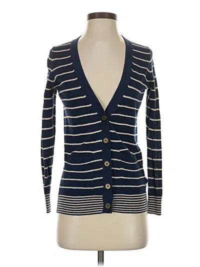 Pre-owned Madewell Cardigan Sweater In Blue