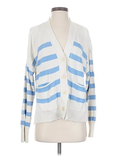 Pre-owned Madewell Cardigan Sweater In Blue