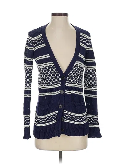 Pre-owned Madewell Cardigan Sweater In Blue