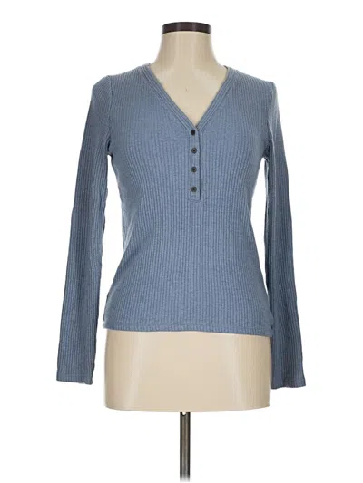 Pre-owned Madewell Cardigan Sweater In Blue