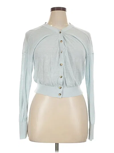 Pre-owned Madewell Cardigan Sweater In Blue