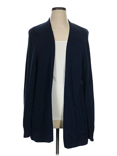 Pre-owned Madewell Cardigan Sweater In Blue