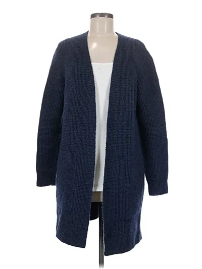 Pre-owned Madewell Cardigan Sweater In Blue