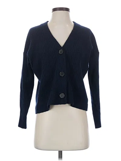 Pre-owned Madewell Cardigan Sweater In Blue