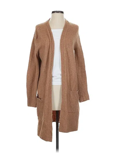 Pre-owned Madewell Cardigan Sweater In Brown