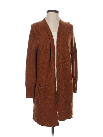 Pre-owned Madewell Cardigan Sweater In Brown