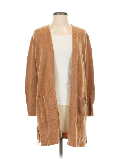 Pre-owned Madewell Cardigan Sweater In Brown
