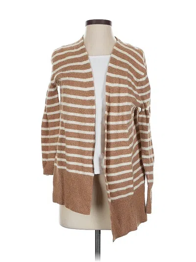 Pre-owned Madewell Cardigan Sweater In Brown