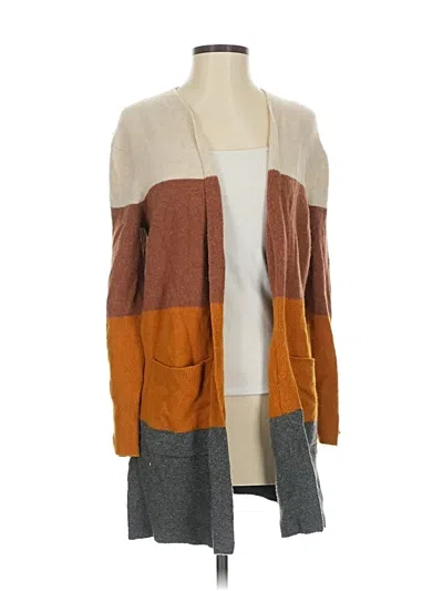 Pre-owned Madewell Cardigan Sweater In Brown