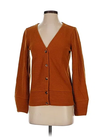 Pre-owned Madewell Cardigan Sweater In Brown