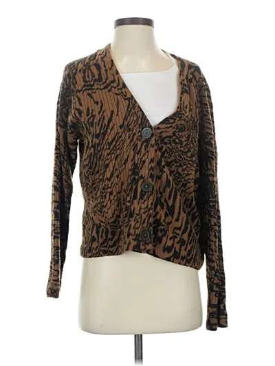 Pre-owned Madewell Cardigan Sweater In Brown
