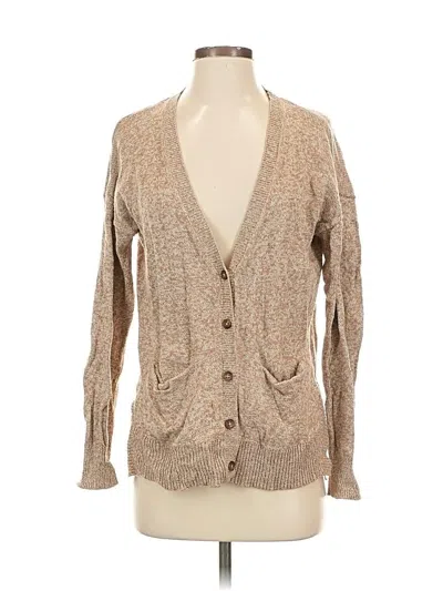 Pre-owned Madewell Cardigan Sweater In Brown