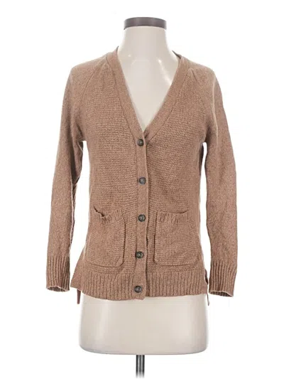 Pre-owned Madewell Cardigan Sweater In Brown