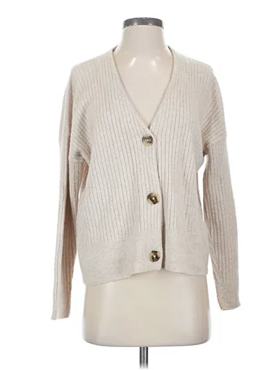 Pre-owned Madewell Cardigan Sweater In Brown