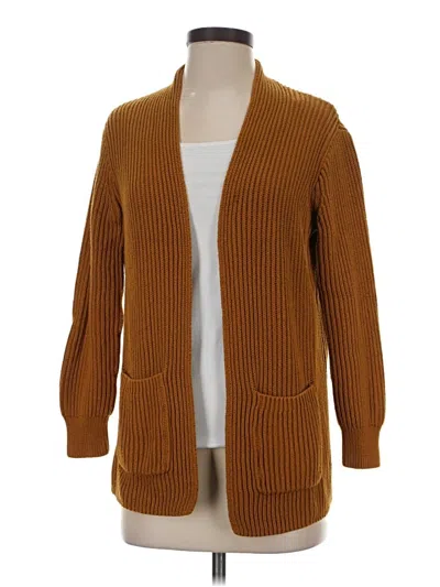 Pre-owned Madewell Cardigan Sweater In Brown