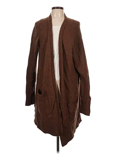 Pre-owned Madewell Cardigan Sweater In Brown