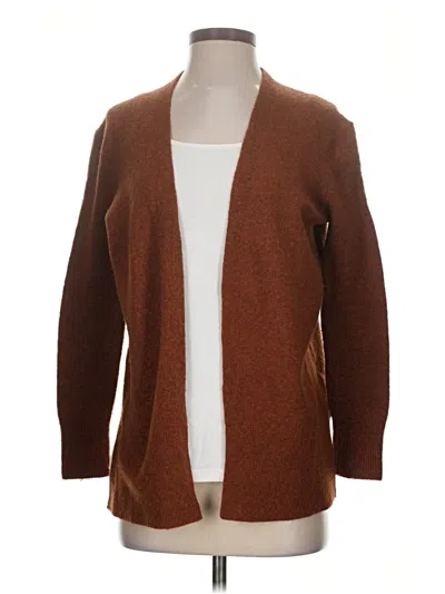 Pre-owned Madewell Cardigan Sweater In Brown