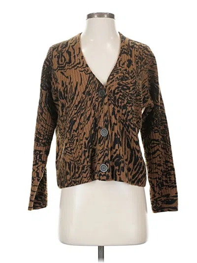 Pre-owned Madewell Cardigan Sweater In Brown