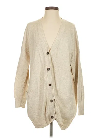 Pre-owned Madewell Cardigan Sweater In Brown