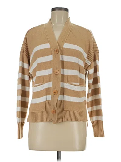 Pre-owned Madewell Cardigan Sweater In Brown
