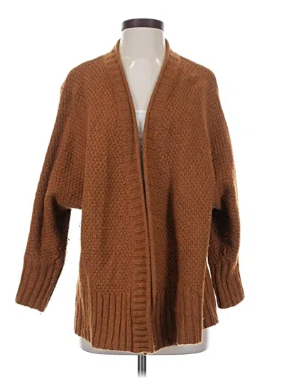 Pre-owned Madewell Cardigan Sweater In Brown