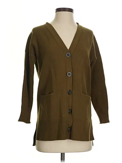 Pre-owned Madewell Cardigan Sweater In Brown