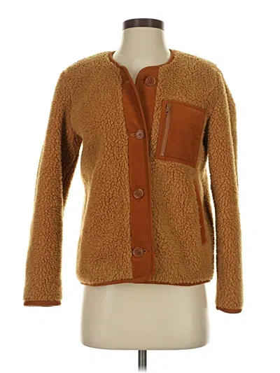 Pre-owned Madewell Cardigan Sweater In Brown