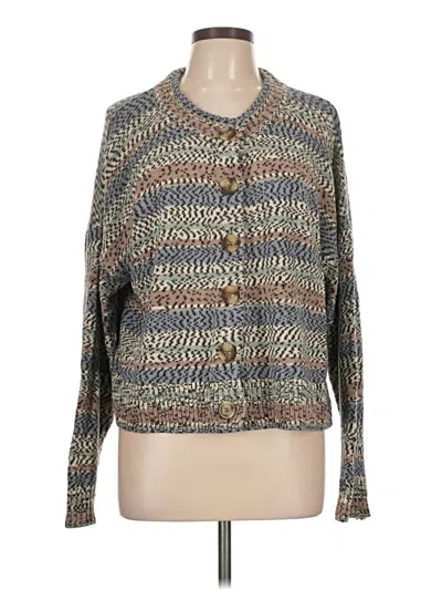 Pre-owned Madewell Cardigan Sweater In Brown