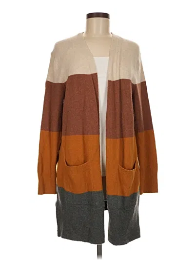 Pre-owned Madewell Cardigan Sweater In Brown