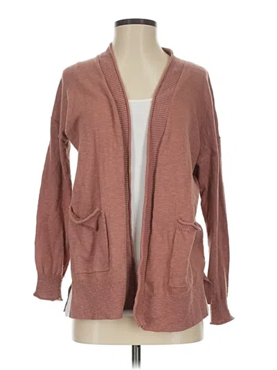 Pre-owned Madewell Cardigan Sweater In Brown