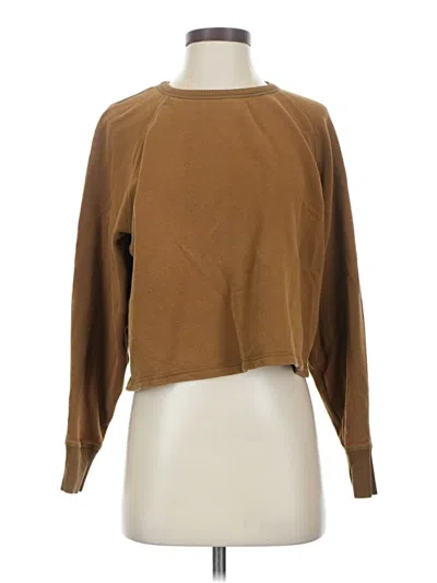 Pre-owned Madewell Cardigan Sweater In Brown