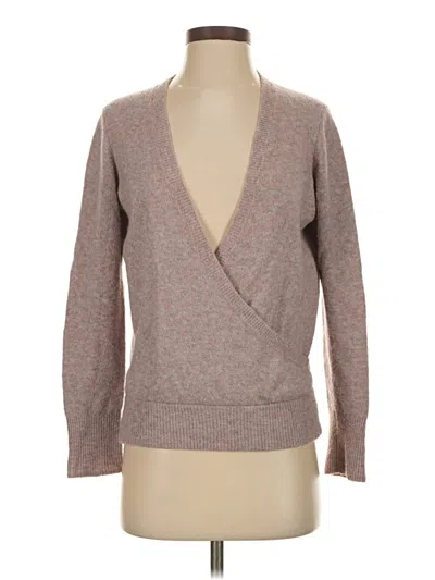 Pre-owned Madewell Cardigan Sweater In Brown