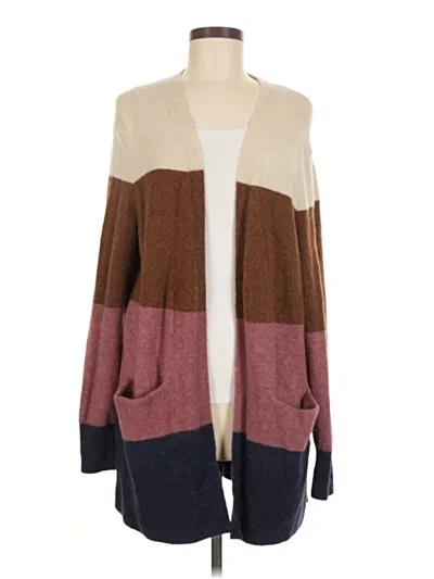 Pre-owned Madewell Cardigan Sweater In Brown