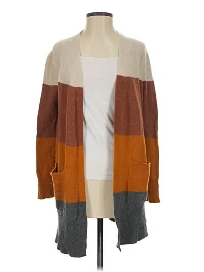 Pre-owned Madewell Cardigan Sweater In Brown