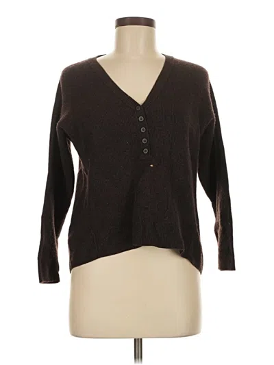 Pre-owned Madewell Cardigan Sweater In Brown