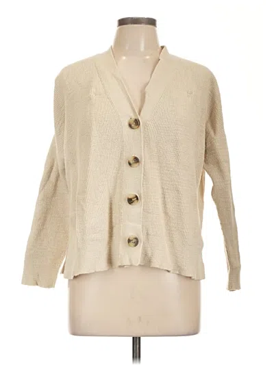 Pre-owned Madewell Cardigan Sweater In Brown