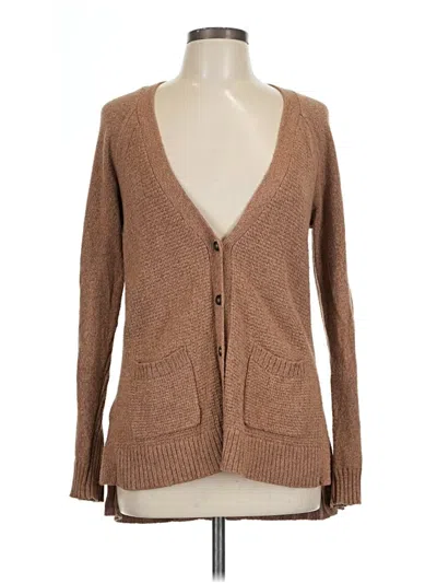 Pre-owned Madewell Cardigan Sweater In Brown