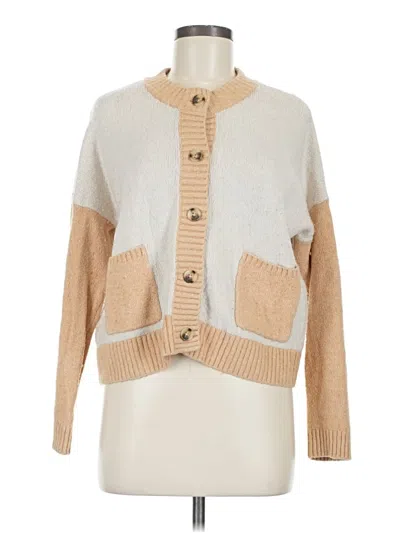 Pre-owned Madewell Cardigan Sweater In Brown