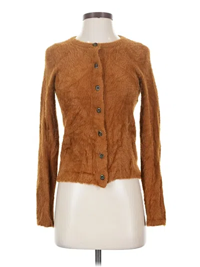Pre-owned Madewell Cardigan Sweater In Brown