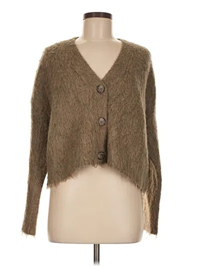 Pre-owned Madewell Cardigan Sweater In Brown