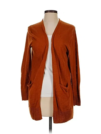 Pre-owned Madewell Cardigan Sweater In Brown