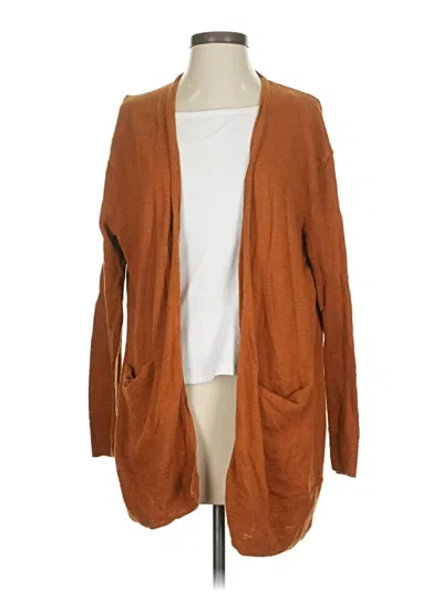 Pre-owned Madewell Cardigan Sweater In Brown