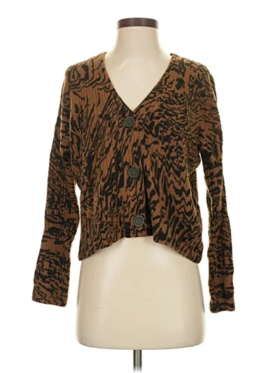 Pre-owned Madewell Cardigan Sweater In Brown