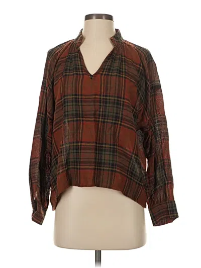 Pre-owned Madewell Cardigan Sweater In Brown