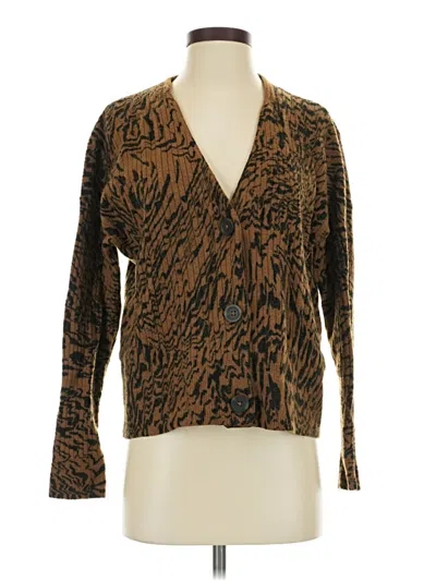 Pre-owned Madewell Cardigan Sweater In Brown