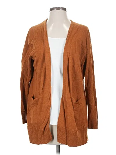 Pre-owned Madewell Cardigan Sweater In Brown