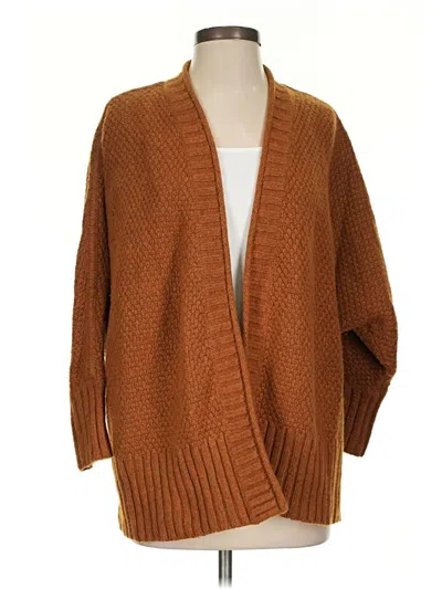 Pre-owned Madewell Cardigan Sweater In Brown