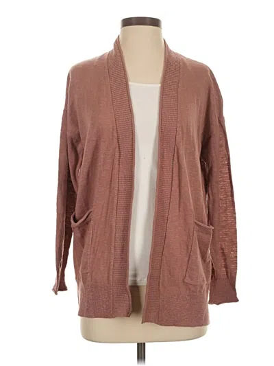Pre-owned Madewell Cardigan Sweater In Brown