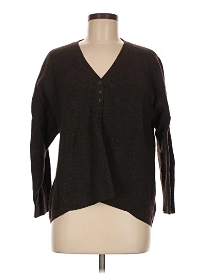 Pre-owned Madewell Cardigan Sweater In Brown
