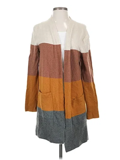 Pre-owned Madewell Cardigan Sweater In Brown